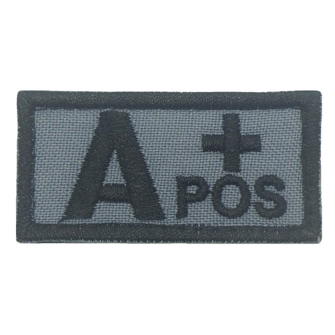 HGS BLOOD GROUP PATCH - A POSITIVE (GRAY)