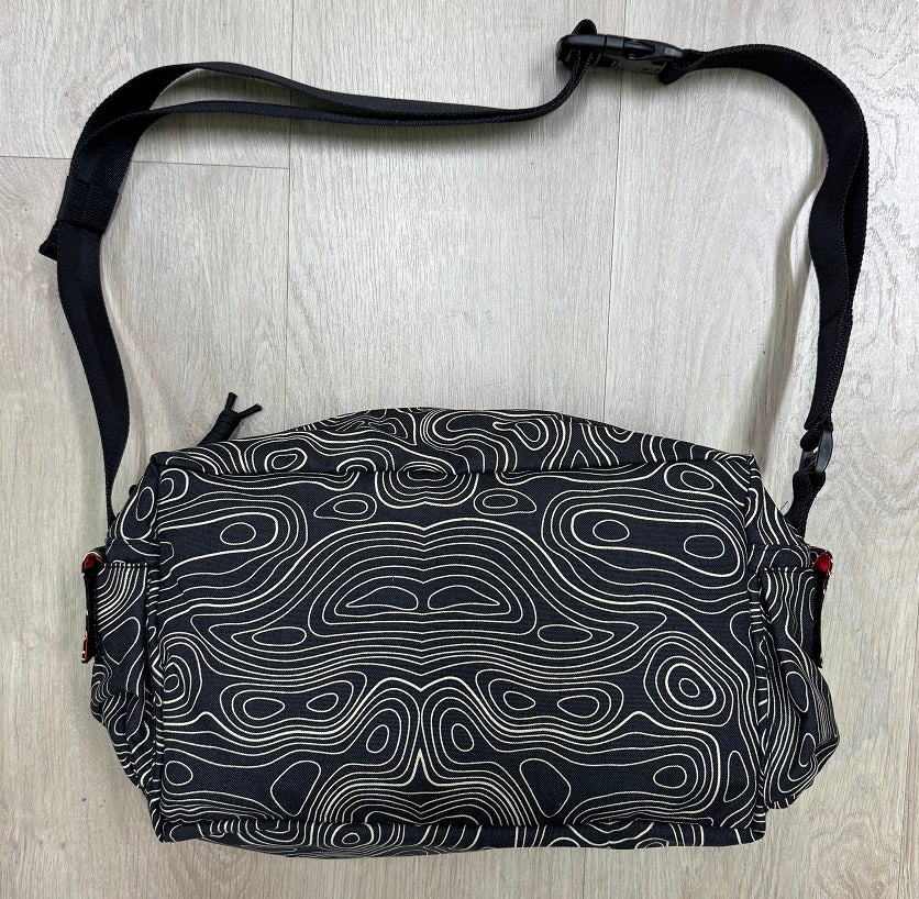 HGS Twin Pocket Tactical Sling Bag 8L (Black Terrain)