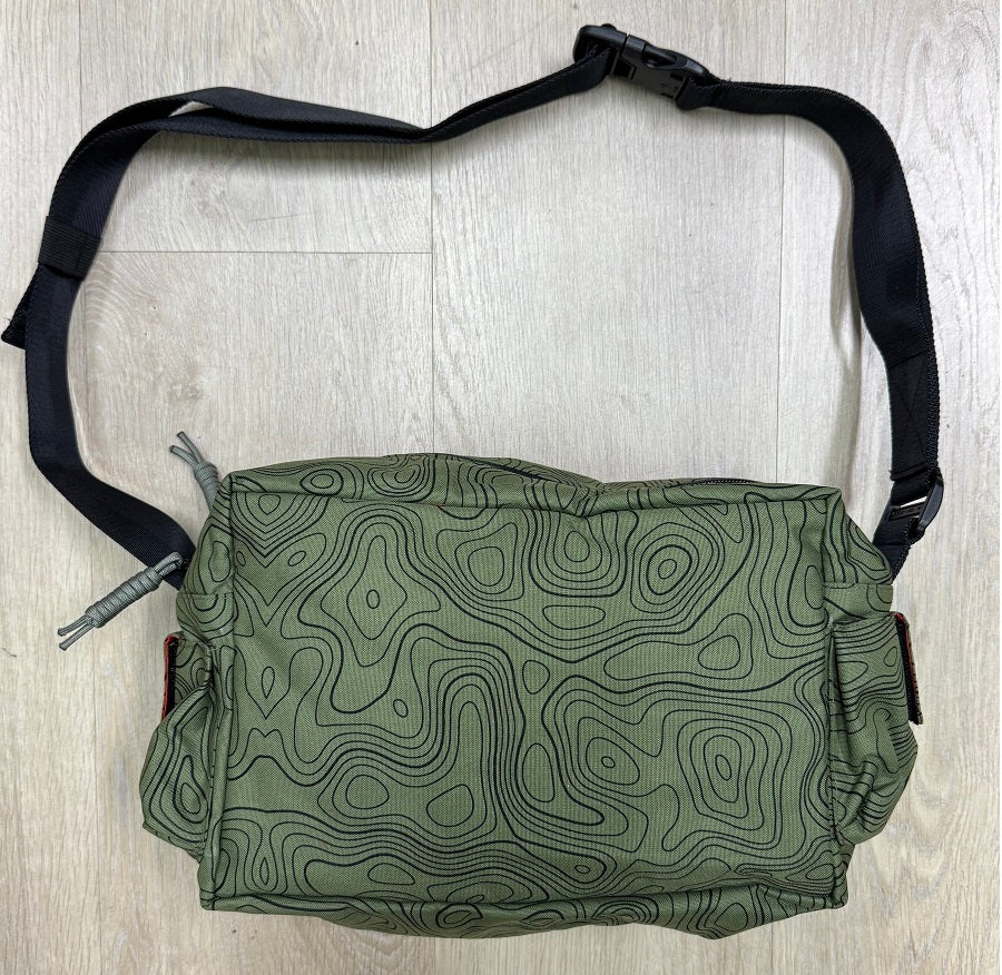 HGS Twin Pocket Tactical Sling Bag 8L (Green Terrain)