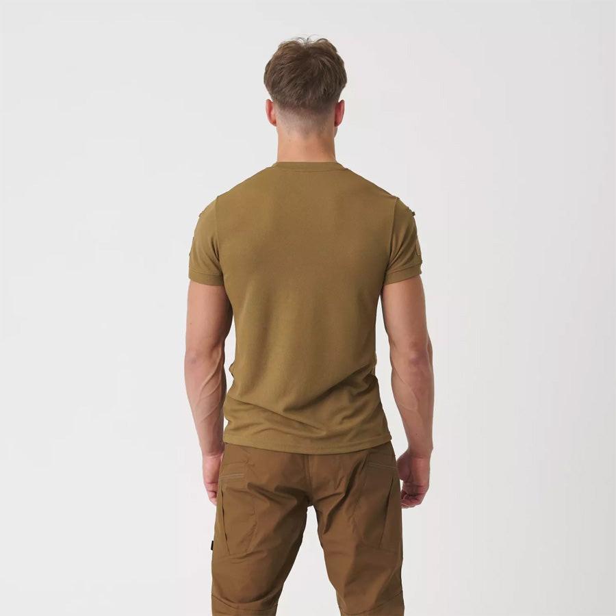 Helikon-Tex Jungle Green T-Shirt - Size Large, Durable Outdoor/ Tactical Shirt