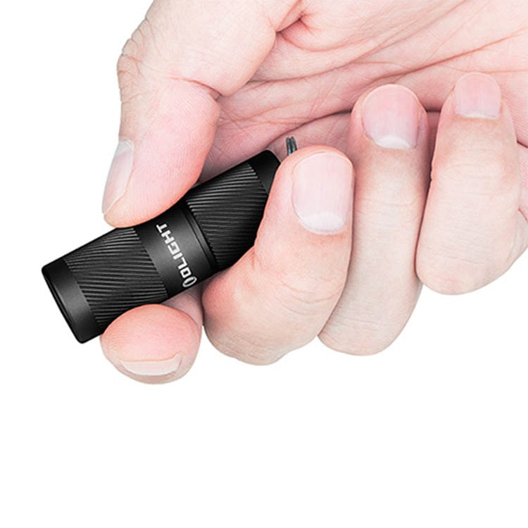 OLIGHT I1R 2 PRO EOS KEYCHAIN TWIST USB-C RECHARGEABLE FLASHLIGHT - CHIP SCALE LED - 180 LUMENS - USES BUILT-INT BATTERY PACK - BLACK