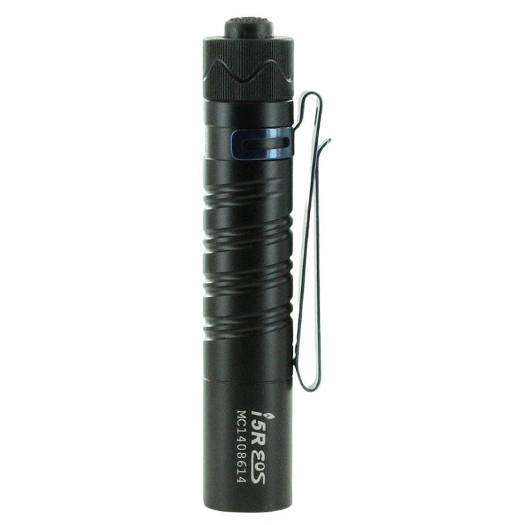 OLIGHT I5R EOS LED FLASHLIGHT - 350 LUMENS - INCLUDES 1 X USB-C RECHARGEABLE 14500 - BLACK (PACKAGING OPEN BEFORE TO SHOW CUSTOMER)