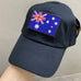 AUSTRALIA FLAG - BLACK WITH GREY STARS