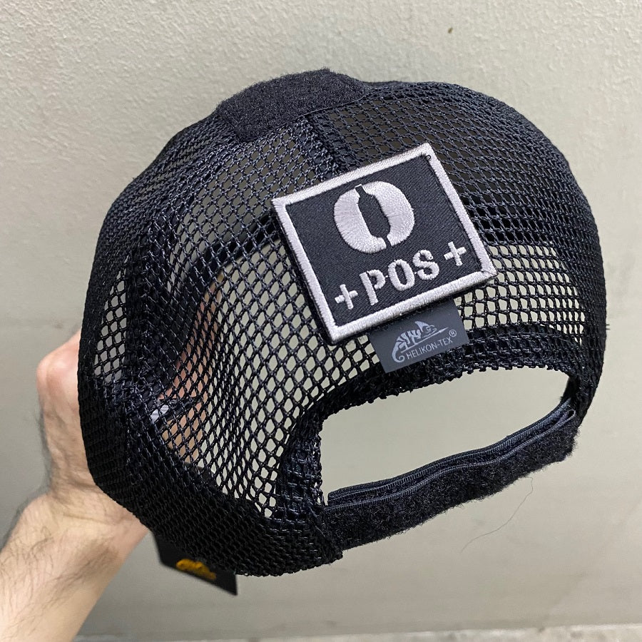 BLOOD TYPE PATCH 2023 - B POS - BLACK FOLIAGE