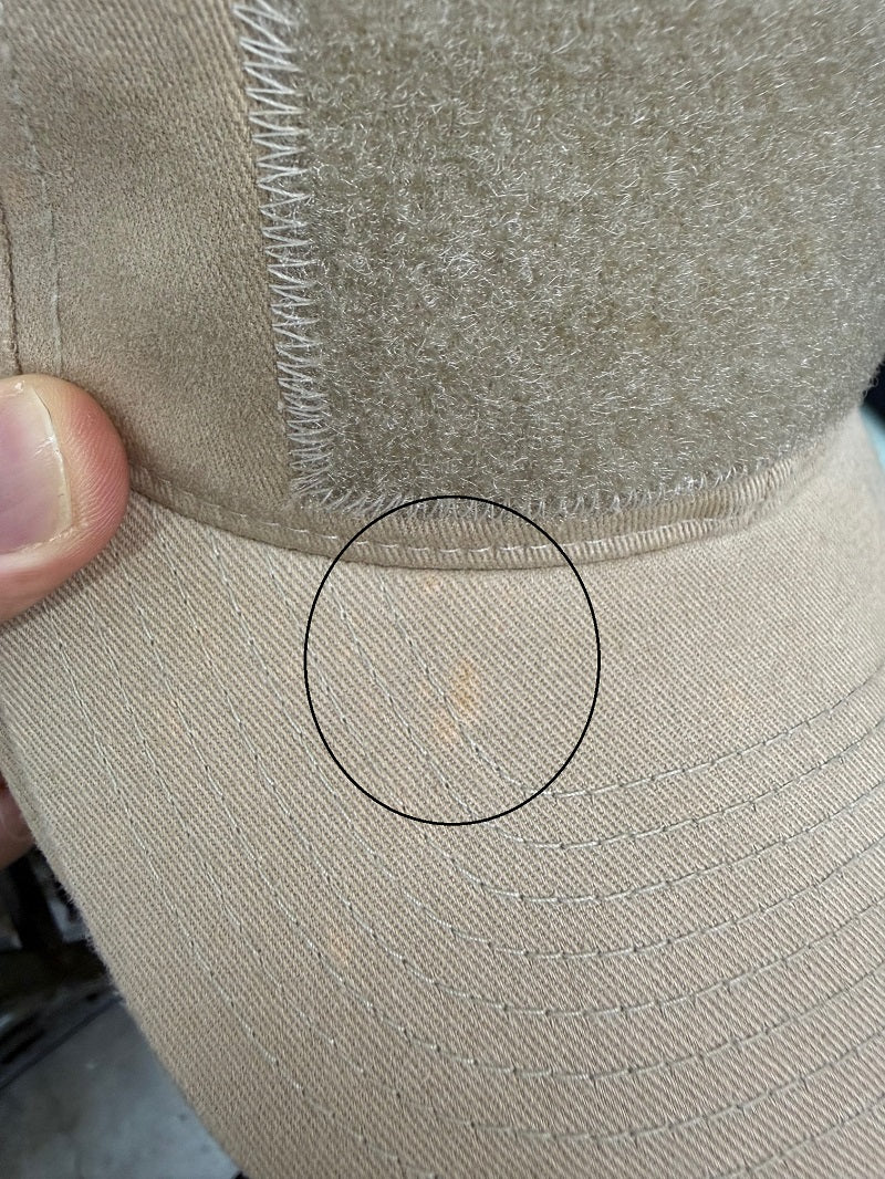 MSM CG-HAT RAW - KHAKI (OLD STOCK CLEARANCE WITH DISCOLORATION SPOTS)