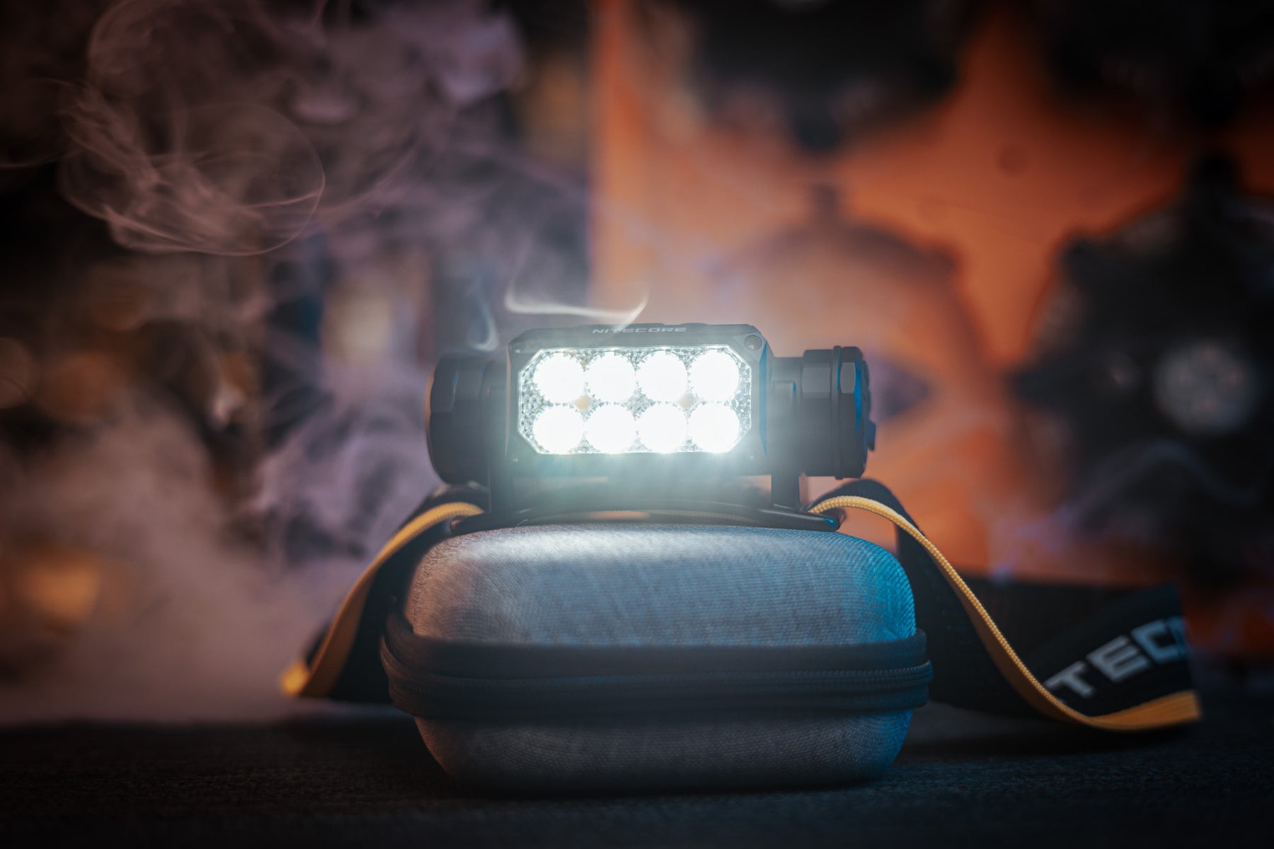 NITECORE HC65 UHE (BLACK) HEADLAMP - 2000 LUMENS (4,000mAH RECHARGEABLE LI-ION BATTERY)