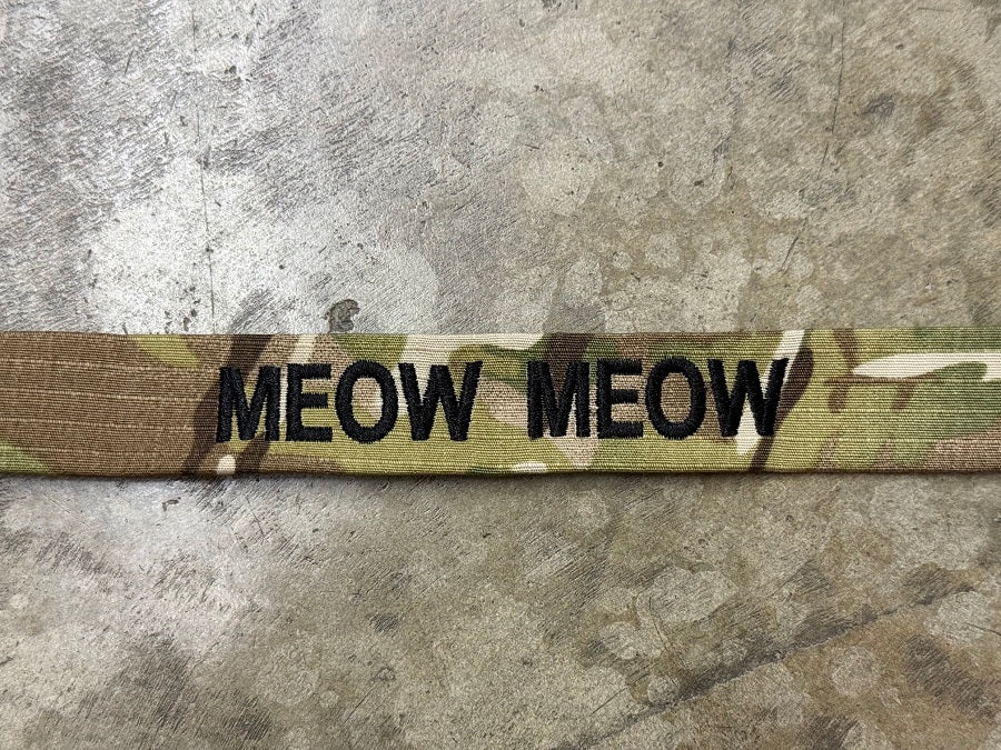 NAME TAG EMBROIDERY - MULTICAM (3PCS)