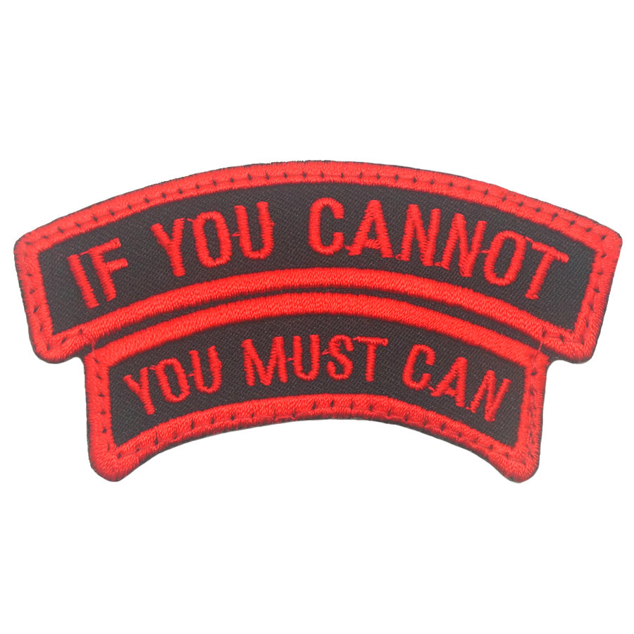 IF YOU CANNOT, YOU MUST CAN TAB - BLACK RED