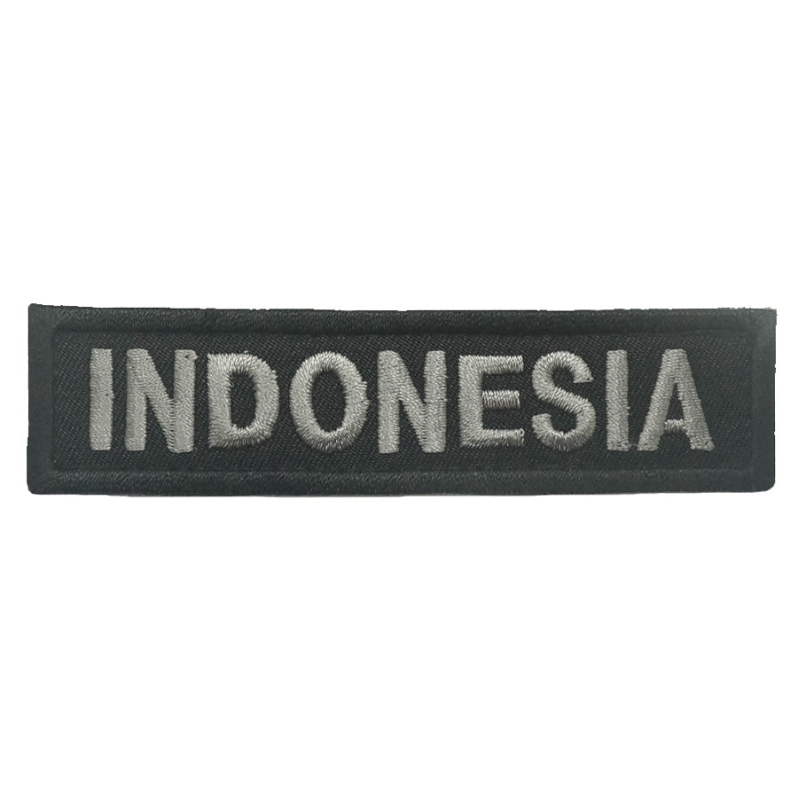 INDONESIA COUNTRY TAG - BLACK FOLIAGE