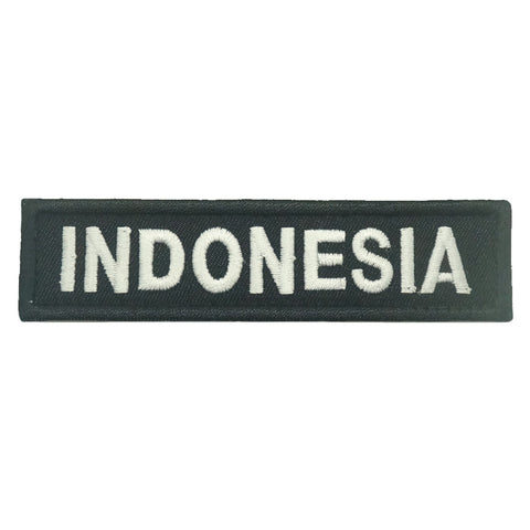INDONESIA COUNTRY TAG - BLACK WHITE