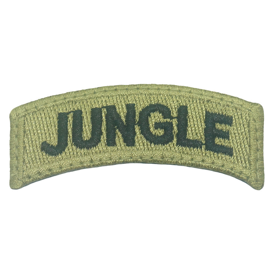 JUNGLE TAB 100% EMBROIDERY - OLIVE GREEN