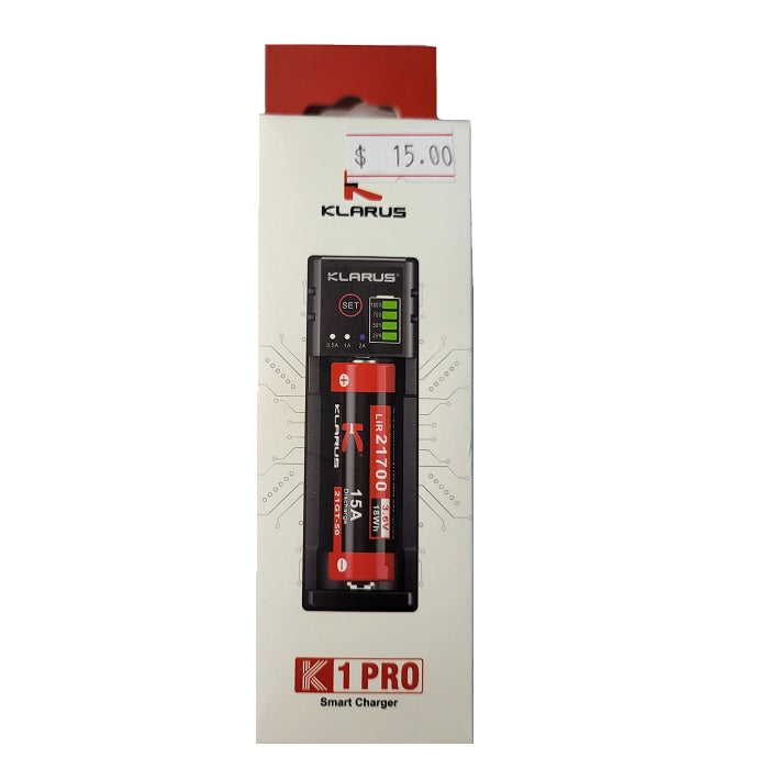 KLARUS K1 PRO SINGLE SMART CHARGER