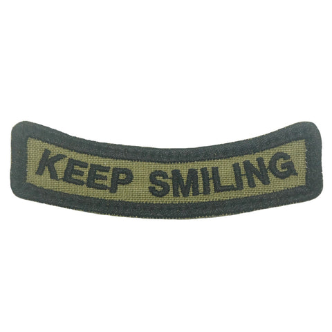 KEEP SMILING TAB - OLIVE GREEN