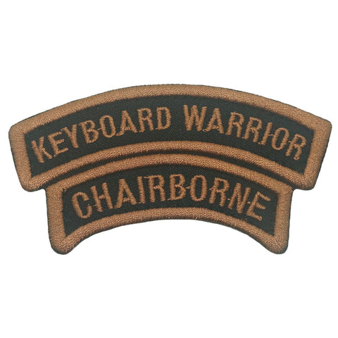 KEYBOARD WARRIOR X CHAIRBORNE TAB - BLACK COYOTE