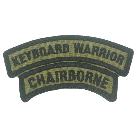 KEYBOARD WARRIOR X CHAIRBORNE TAB - OLIVE GREEN