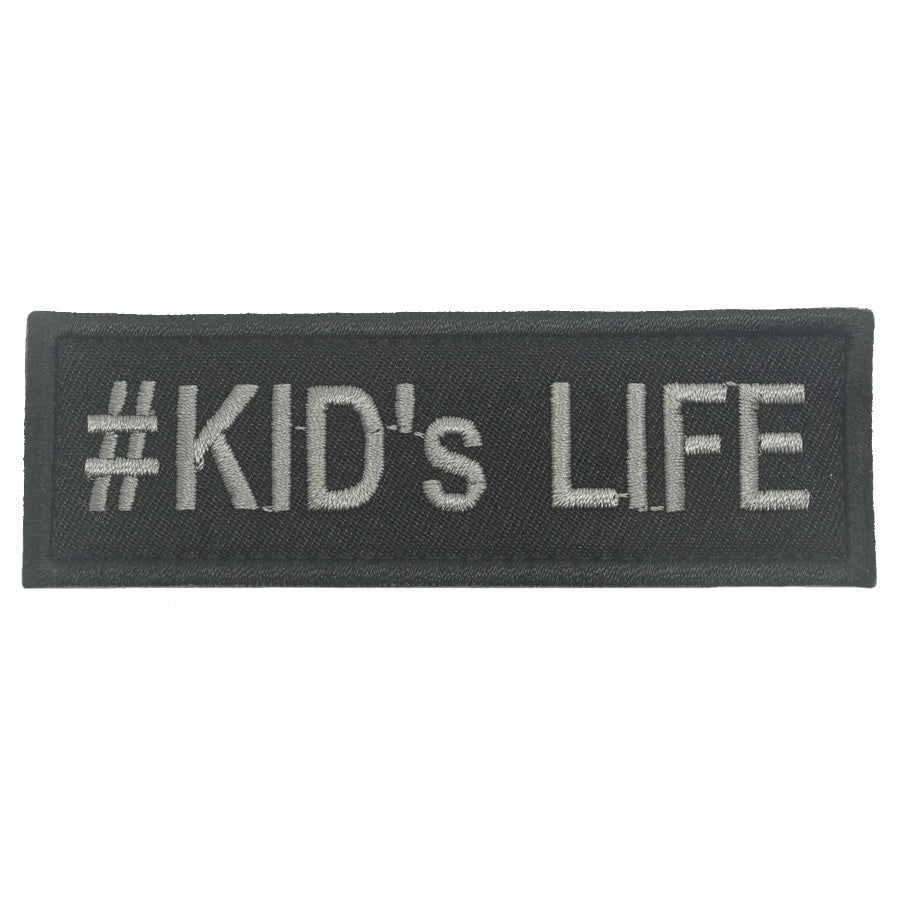 KID'S LIFE PATCH - BLACK FOLIAGE