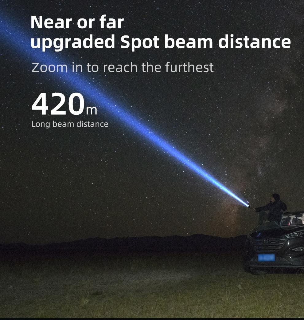 KLARUS ADJUSTABLE ZOOMABLE TACTICAL FLASHLIGHT A2 PRO - 1450 LUMENS (4000MAH 21700 BATTERY INCLUDED)