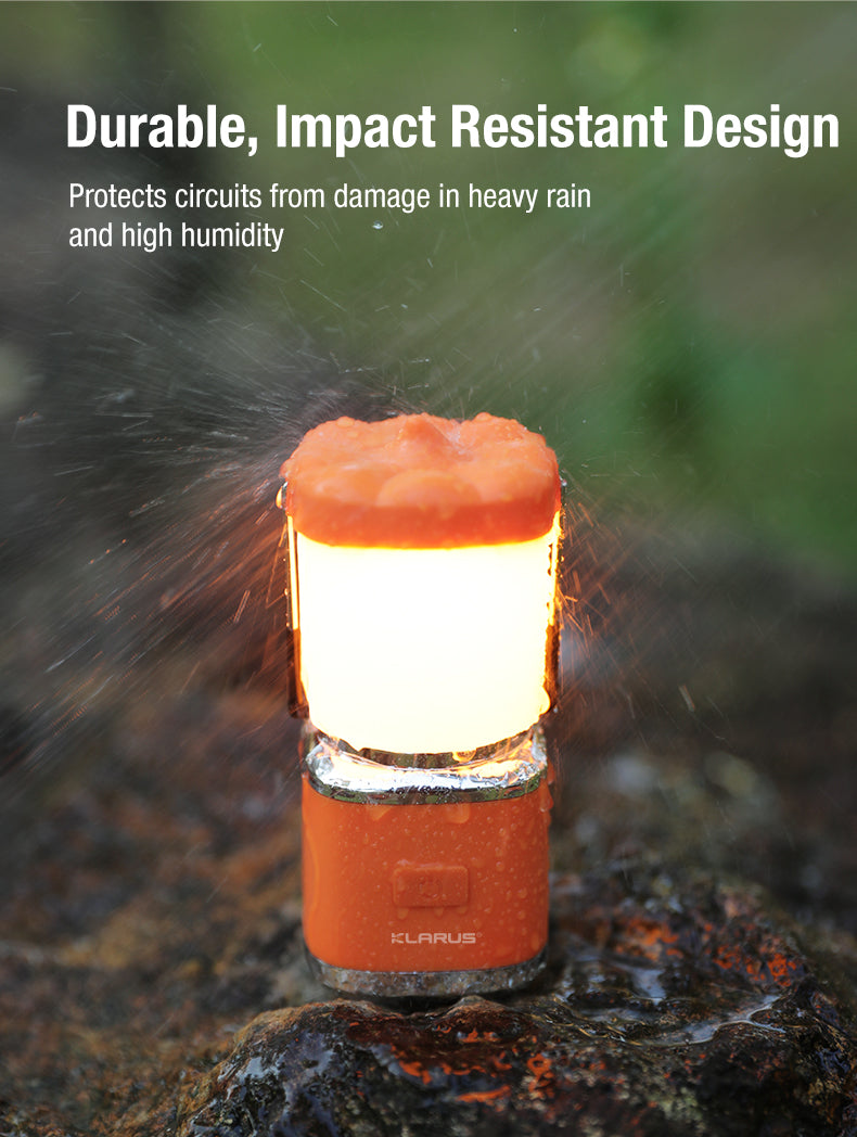 KLARUS CL8 MULTIFUNCTIONAL PUMPKIN CAMPING LANTERN, 2000mAh BUILT-IN BATTERY