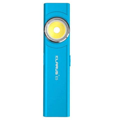 KLARUS E5 MAGNETIC BASE AND DUAL LIGHT SOURCE EDC FLASHLIGHT - 600 LUMENS (NEW COLORS)