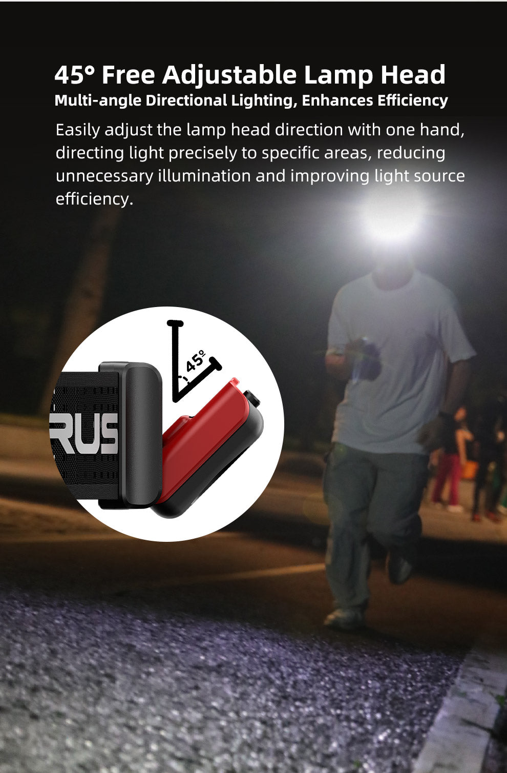 KLARUS HM5 ULTRA THIN LIGHTWEIGHT TRAIL RUNNING HEADLAMP - 800 LUMENS (1200mAh RECHARGEABLE BATTERY)