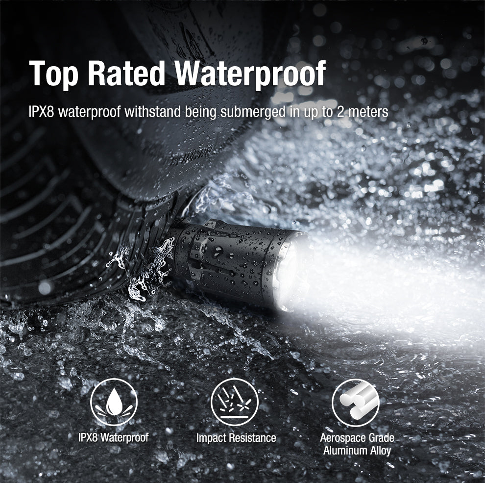 KLARUS XT11GT PRO V3.0 USB-C RECHARGEABLE TACTICAL LED FLASHLIGHT (USES 1 X 18650 INCLUDED) - 3300 LUMENS