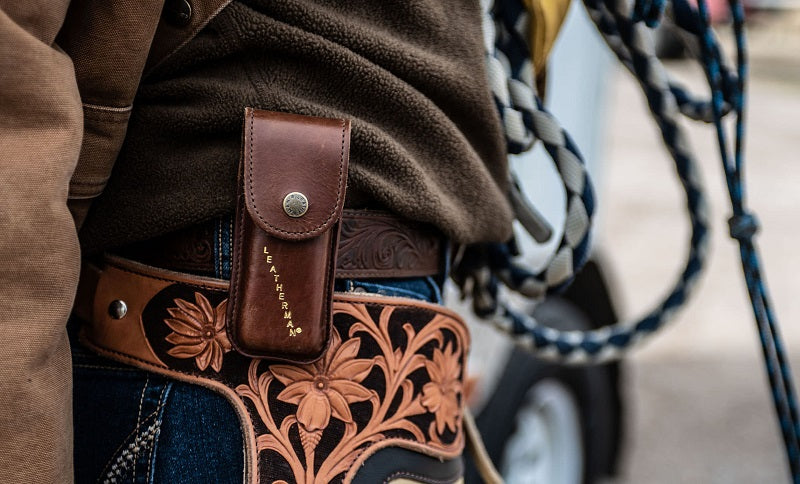 LEATHERMAN HERITAGE SHEATH (LARGE) - BROWN