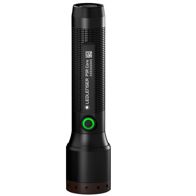 LEDLENSER P5R CORE RECHARGEABLE 500 LUMENS FLASHLIGHT - BLACK