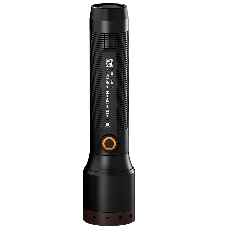LEDLENSER P5R CORE RECHARGEABLE 500 LUMENS FLASHLIGHT - BLACK