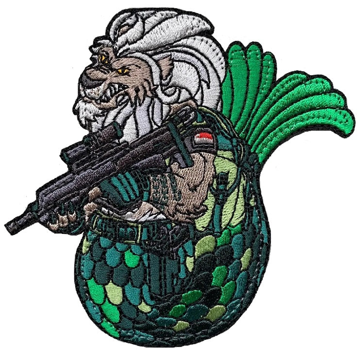 SINGAPORE MERLION - EMBROIDERY PATCH