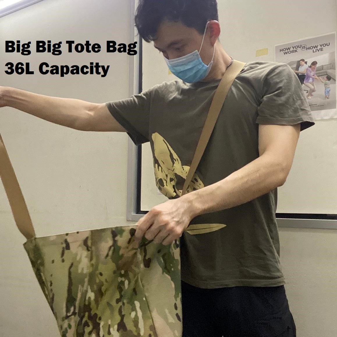 Mil-Spec Tote Bag - 500 Denier Nylon Fabric (New Colors 2026)