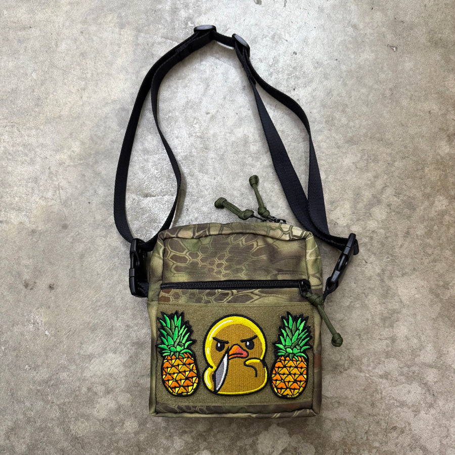 MIL-SPEC COVERT POCKET SLING BAG - 300 DENIER RIP-STOP POLYESTER (KRYPTEK MANDRAKE)