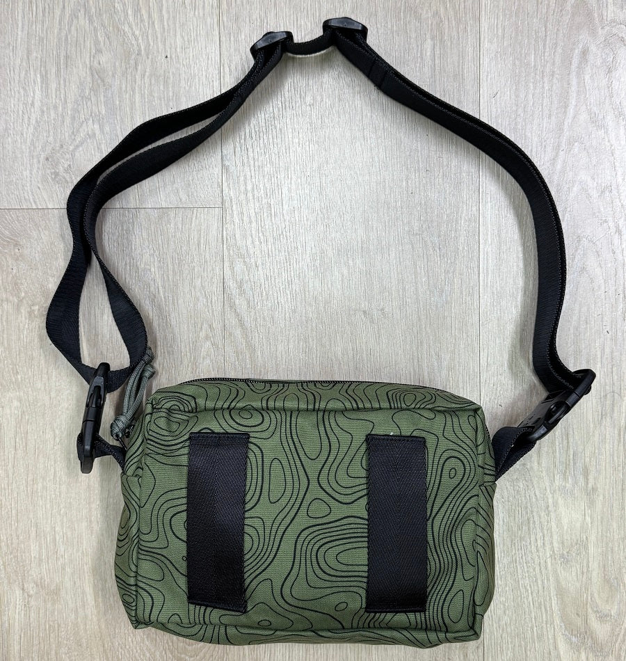 Tactical Sling Bag (Green Terrain) 3.1L - 500D Nylon, YKK Zip