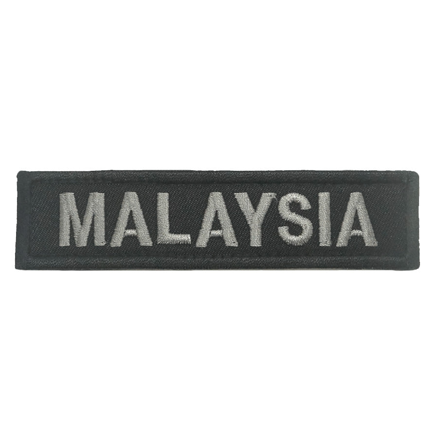 MALAYSIA COUNTRY TAG - BLACK FOLIAGE