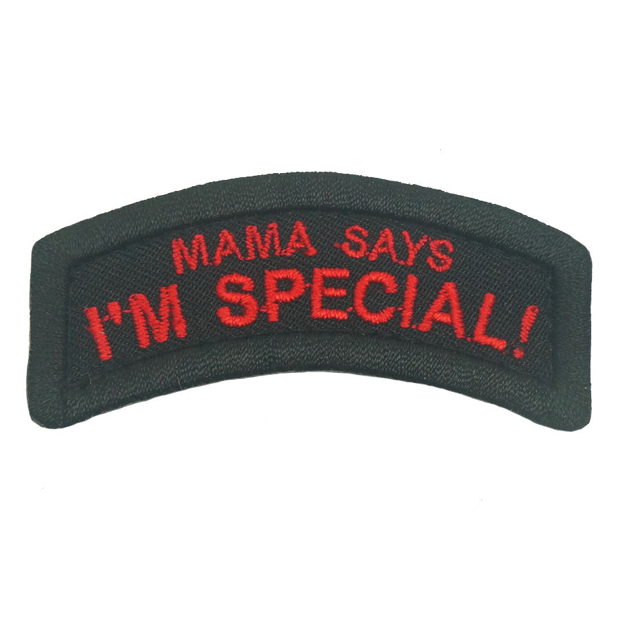 MAMA SAYS I'M SPECIAL TAB - BLACK RED