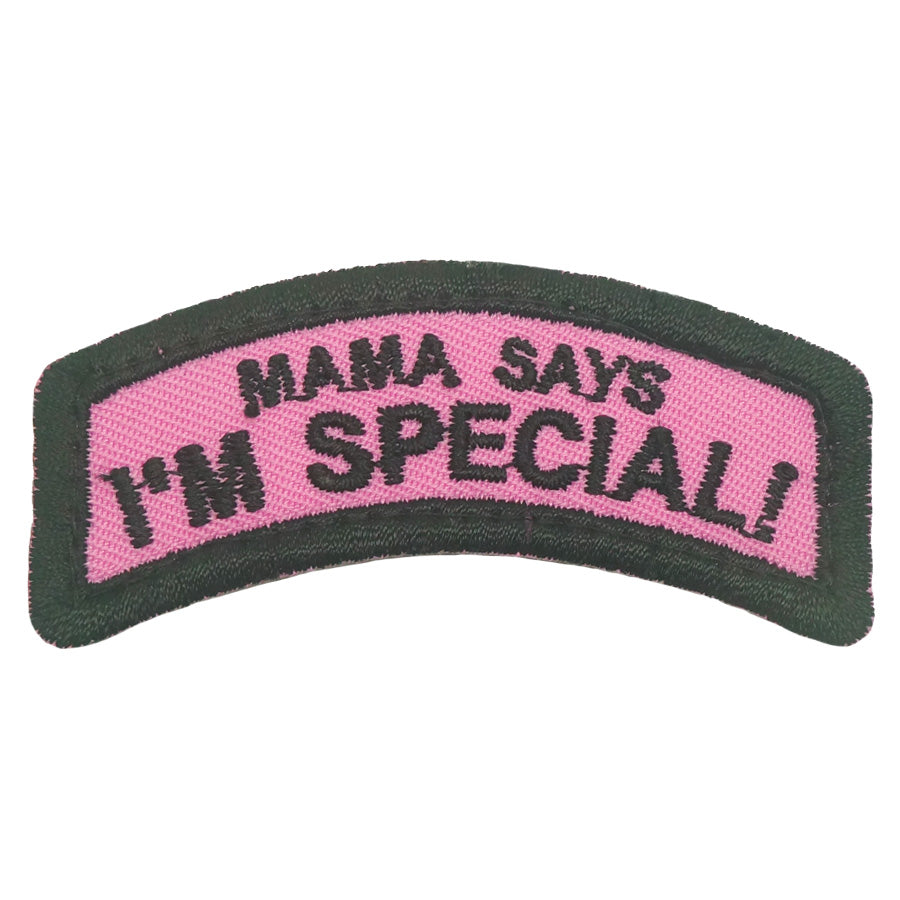 MAMA SAYS I'M SPECIAL TAB - PINK BLACK