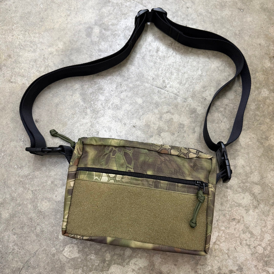Tactical Sling Bag (Kryptek Mandrake) 3.1L - 300 Denier Rip-Stop Polyester, YKK Zip