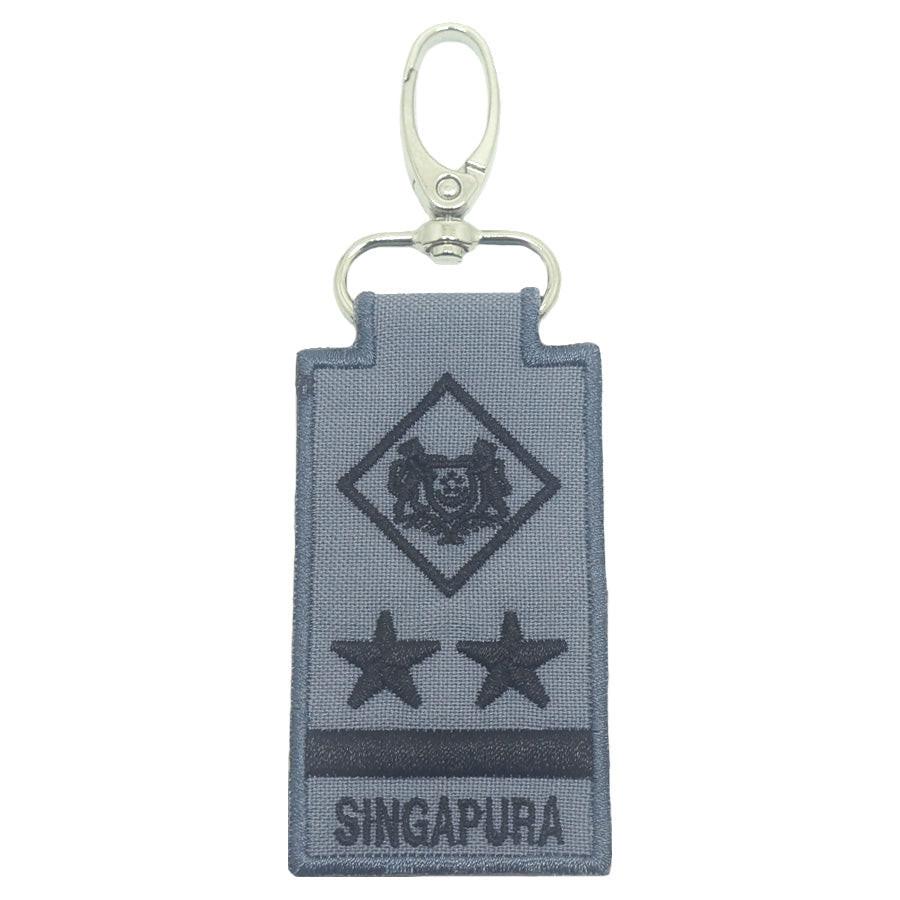 RSN / RSAF MINI RANK KEYCHAIN - ME9 (NEW) (GRAY) – Hock Gift Shop ...