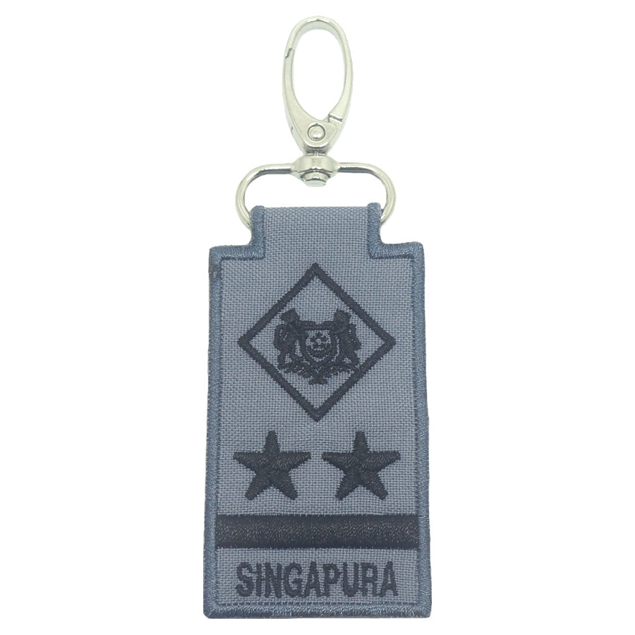 RSN / RSAF MINI RANK KEYCHAIN - ME9 (NEW) (GRAY)