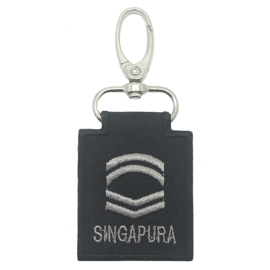 MINI SAF RANK KEYCHAIN - CFC (BLACK FOLIAGE)