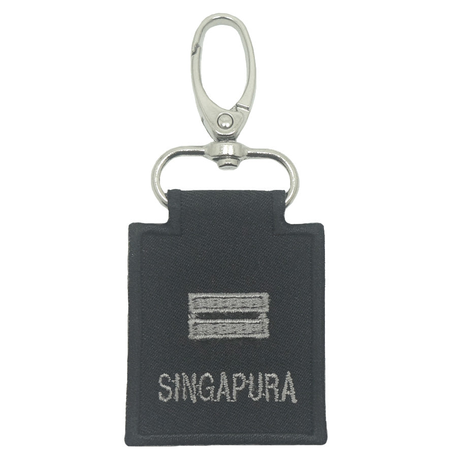MINI SAF RANK KEYCHAIN - LTA (BLACK FOLIAGE)