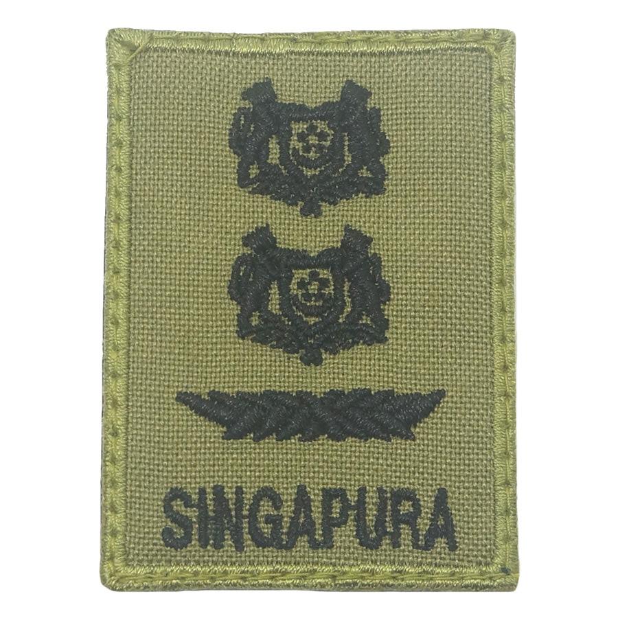 MINI SAF RANK PATCH - SLTC (OLIVE GREEN) – Hock Gift Shop | Army Online ...