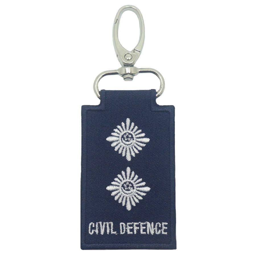 MINI SCDF RANK KEYCHAIN - 2ND LIEUTENANT (2LT)