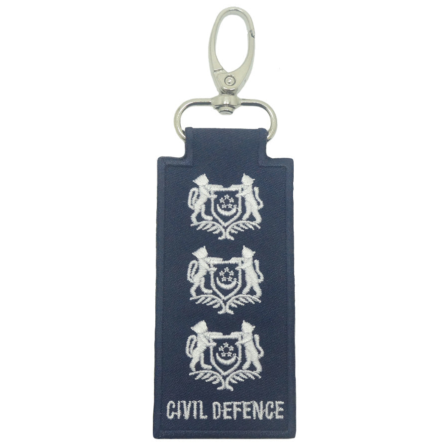 MINI SCDF RANK KEYCHAIN - COLONEL (COL)