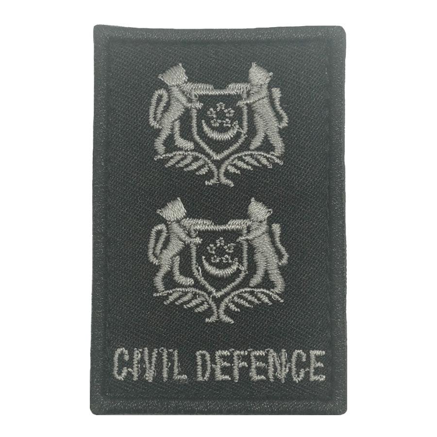 MINI SCDF RANK PATCH BLACK FOLIAGE - LIEUTENANT COLONEL (LTC) – Hock ...