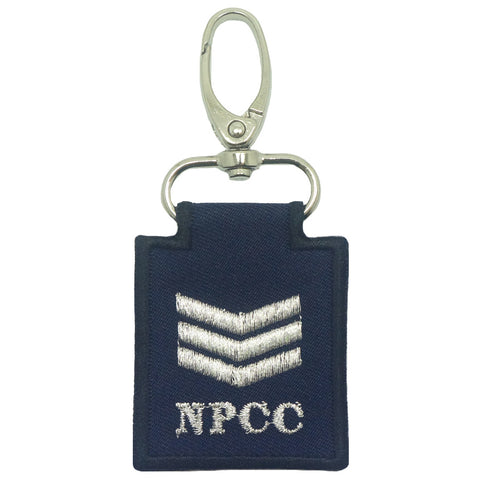 MINI NPCC RANK KEYCHAIN - SERGEANT (SGT)