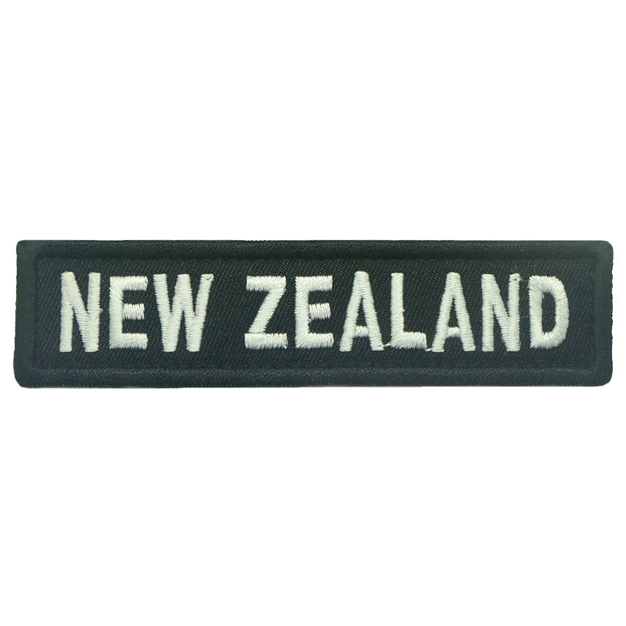 NEW ZEALAND COUNTRY TAG - BLACK WHITE