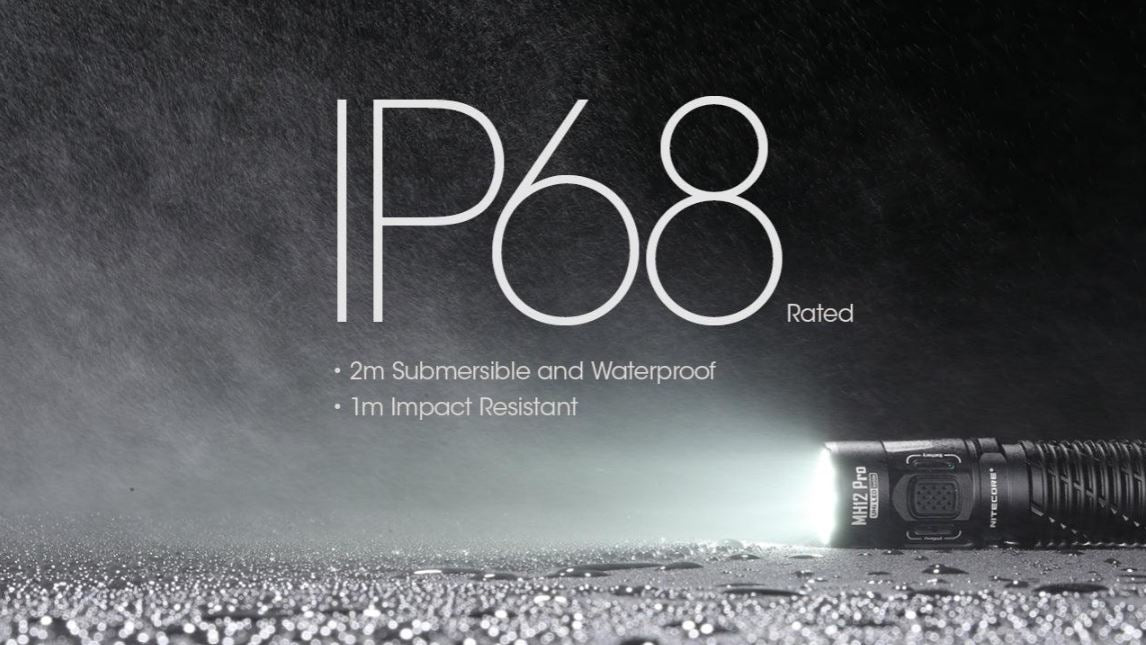 NITECORE MH12 PRO - 3300 LUMENS, 505 METERS THROW (1 x 5300mAh LI-ION BATTERY INCLUDED)