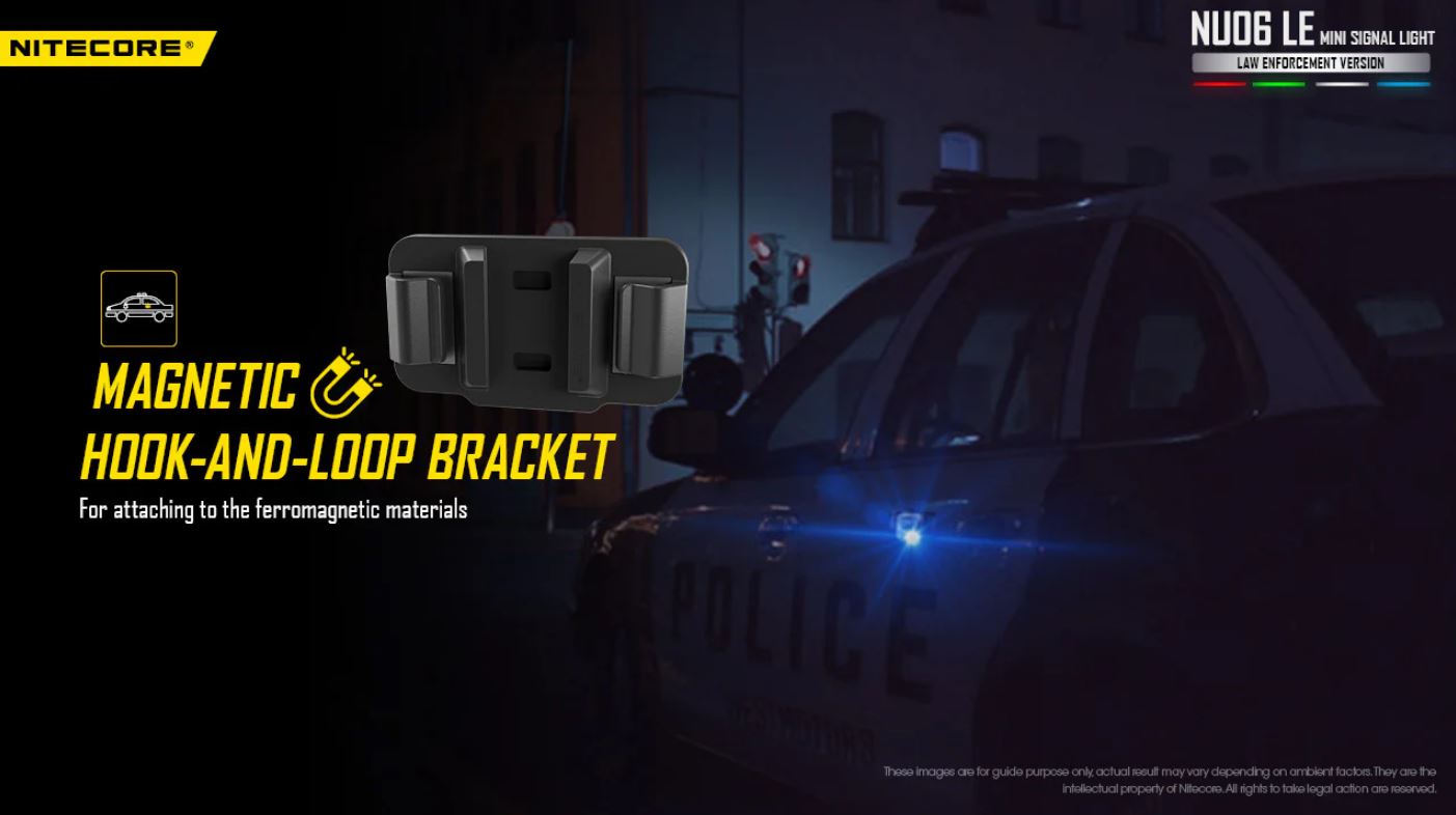 NITECORE NU06 LE MINI SIGNAL LIGHT- 15 LUMENS (BUILT-IN 250mAh LI-ION RECHARGEABLE BATTERY)