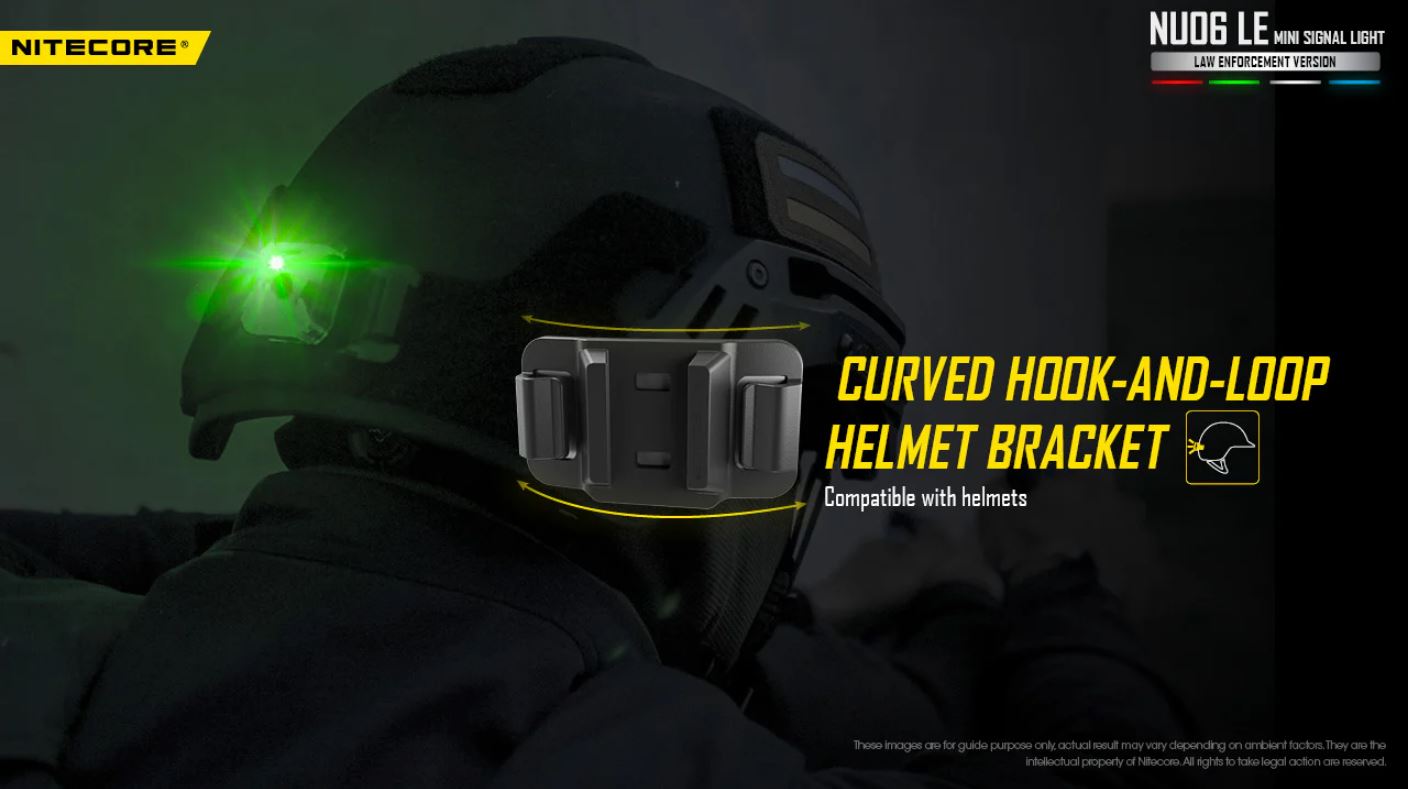 NITECORE NU06 LE MINI SIGNAL LIGHT- 15 LUMENS (BUILT-IN 250mAh LI-ION RECHARGEABLE BATTERY)