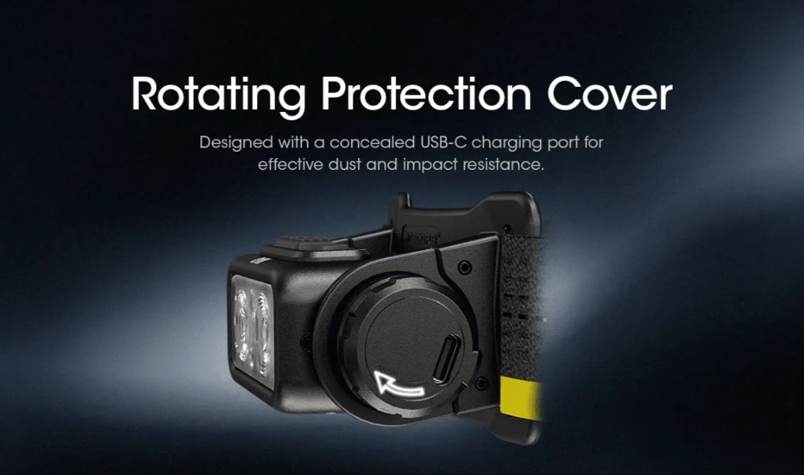 NITECORE NU43 HEADLAMP - 1400 LUMENS (3,400mAh LI-ION RECHARGEABLE BATTERY)